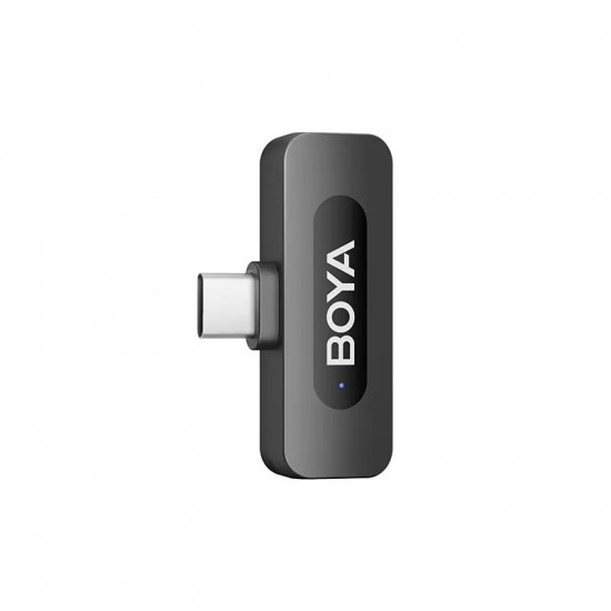 BOYA BY-V30 Mobile Wireless Mic for Android iPhone (USB-C) 2 person vlog w charging case 100m 36h