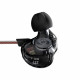 KZ ZST Black No Mic - IEM 3,5 In Ear Monitor Earphones, Dynamic Hybrid Dual Driver 1BA+1DD