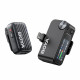 BOYAMIC 2-01 Wireless HD 2xLavalier Microphone USB-C &Camera 2x RXs 32bit Float Onboard Rec 300m 15h