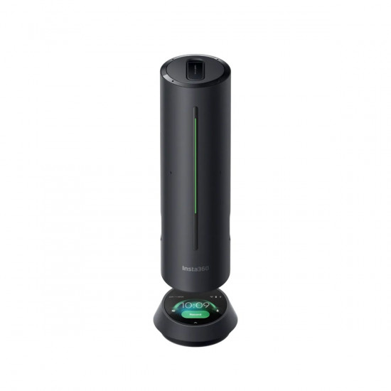 Insta360 Wave Graphite Black - AI Speakerphone for Meetings, Recordings, Podcasts, Live Streams