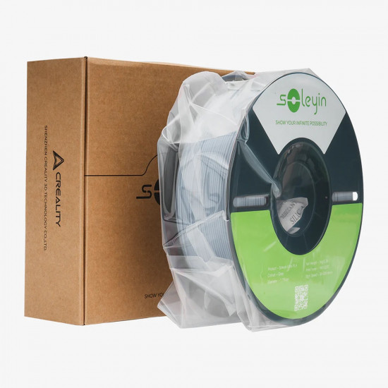 Creality Soleyin Ultra PLA Matte Black 3D Printer Filament  1 kg Spool,1.75 mm