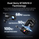 70mai Dash Cam 4K Omni 360° + Reaview Full View with Dual Sony STARVIS 2, AI 2.0 & 4G LTE (X800-2)