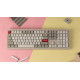Keychron V6 Max Retro (V6M-R3) QMK/VIA BT/2,4/Wired Custom Mechanical Keyboard Brown Switch 100%