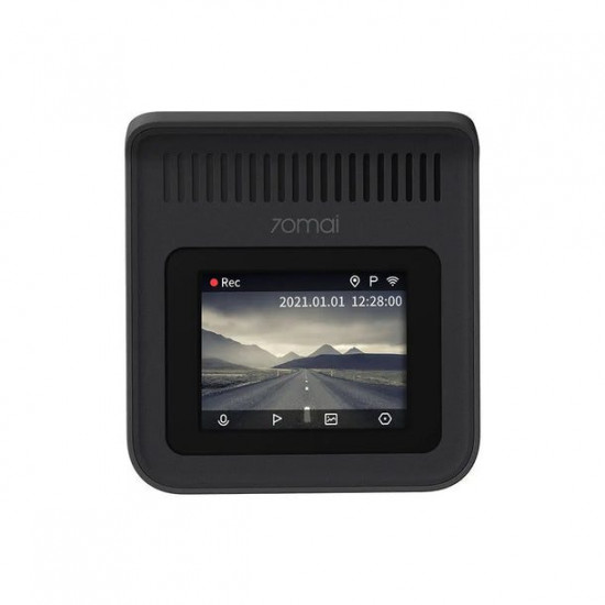 70mai A400-1 Dash Cam Grey w. Screen set w. Rearview cam RC09 - 1440P, 145FOV, 500mAh Car Camera