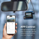 70mai A200 Dash Cam w. Screen - 1080P 60FPS 130FOV 500mAh Car Camera