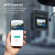 70mai A400-1 Dash Cam Grey w. Screen set w. Rearview cam RC09 - 1440P, 145FOV, 500mAh Car Camera