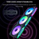 Lian Li UNI FAN SL INFINITY Wireless 3-Pack Black aRGB PWM 120mm 0~2200RPM Controller Included