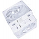 Lian Li UNI RGB FAN CL WIRELESS 120mm Reverse Blade White - No controller - Static Pressure