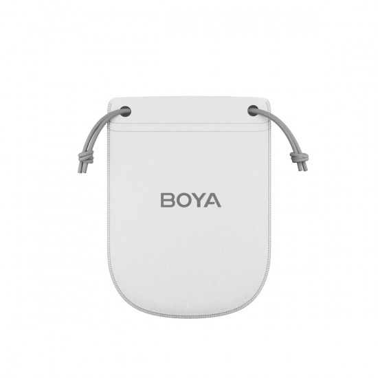 BOYAMIC 2-01 Wireless HD 2xLavalier Microphone USB-C &Camera 2x RXs 32bit Float Onboard Rec 300m 15h