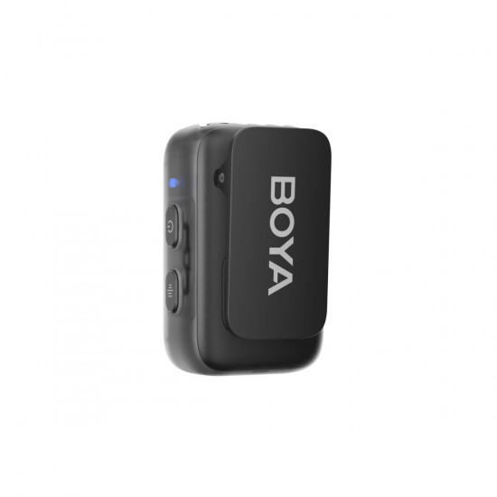 BOYAMIC 2-01 Wireless HD 2xLavalier Microphone USB-C &Camera 2x RXs 32bit Float Onboard Rec 300m 15h