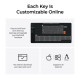 Keychron C1 Pro (C1PX-M3) QMK/VIA Mechanical Brown Sw. - 8K Polling Rate Hot Swap. 80% US Retro RGB