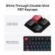 Keychron C3 Pro (C3PX-H1) QMK/VIA Mechanical Red Switch - 8K Polling Rate Hot Swap. 80% US RGB