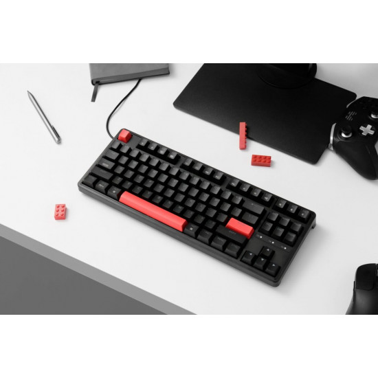 Keychron C3 Pro (C3P-H1) RGB QMK/VIA Mechanical Red Switch - Hot Swappable 80% US Layout
