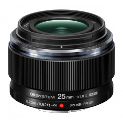 Olympus 25mm 1:1.8 II BLACK M.ZUIKO DIGITAL (ES-M2518) Lense Micro FT