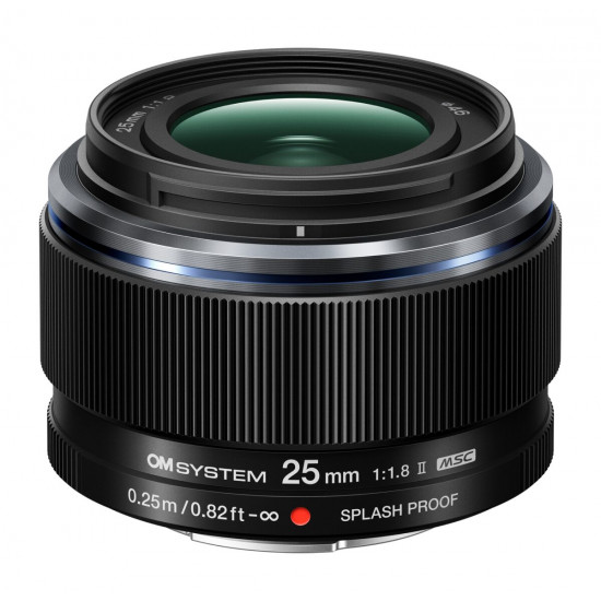 Olympus 25mm 1:1.8 II BLACK M.ZUIKO DIGITAL (ES-M2518) Lense Micro FT