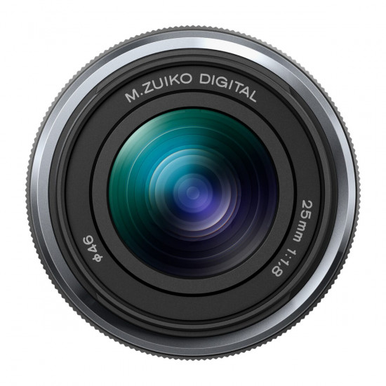 Olympus 25mm 1:1.8 II BLACK M.ZUIKO DIGITAL (ES-M2518) Lense Micro FT