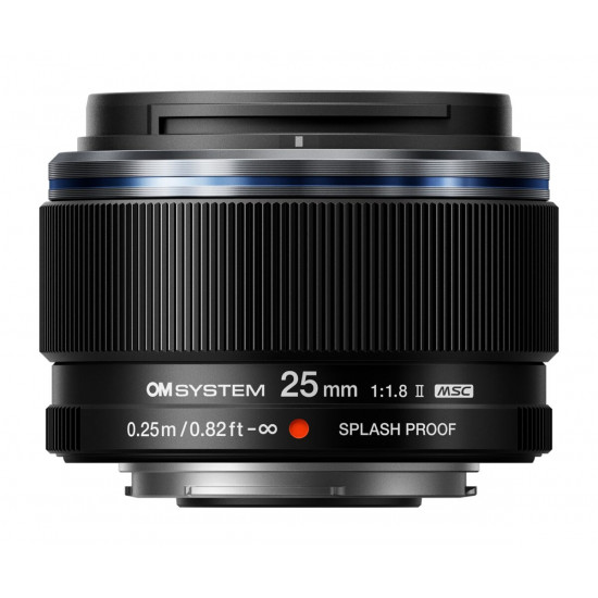 Olympus 25mm 1:1.8 II BLACK M.ZUIKO DIGITAL (ES-M2518) Lense Micro FT