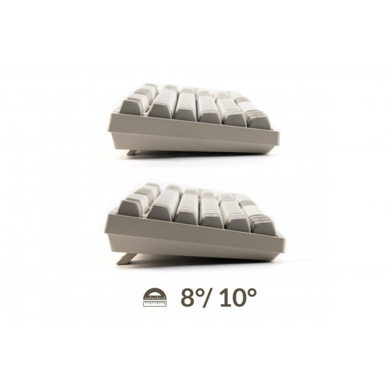 Keychron C2 Pro (C2PX-M1) QMK/VIA Mechanical Red Switch - 8K Polling Rate Hot Swap.100% US Retro RGB