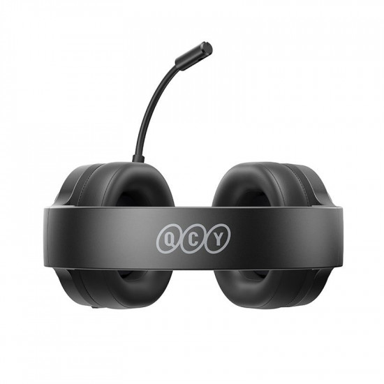 QCY Heroad V200 Wireless Quad Black - Bluetooth & WiFi & USB-A & USB-C RGB Gaming Headset PS4/PS5/PC