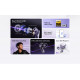 QCY Melobuds N70 ANC Silver Titanium - HT18 TWS Flagship Hi-Res Earbuds BT 6.0 IPX5 Wireless charge
