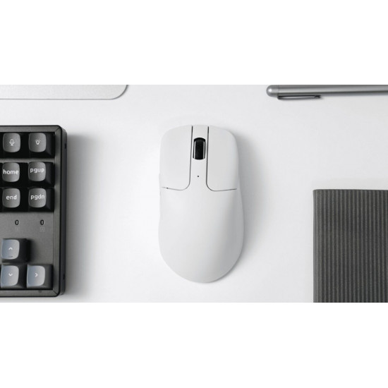 Keychron M2 8k (M2-A24) White Wireless Optical Mouse - 8K Polling Rate Ultra-lightweight