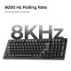 Keychron V5 Ultra (V5U-D3) QMK/VIA 8K Wireless Custom Mechanical Keyboard Brown Switch RGB 96% US