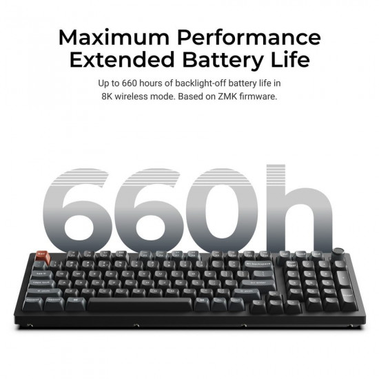 Keychron V5 Ultra (V5U-D3) QMK/VIA 8K Wireless Custom Mechanical Keyboard Brown Switch RGB 96% US
