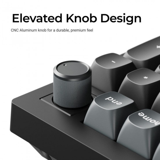 Keychron V1 Ultra (V1U-D3) QMK/VIA 8K Wireless Custom Mechanical Keyboard Brown Switch RGB 75% US