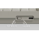 Keychron C2 Pro (C2PX-M1) QMK/VIA Mechanical Red Switch - 8K Polling Rate Hot Swap.100% US Retro RGB