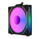 Lian Li UNI FAN INFINITY SL - 120 -3PCS Reverse Black (Triple pack include Controller)