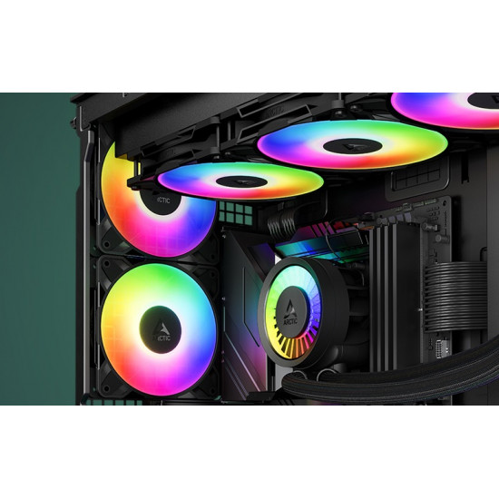 Arctic P12 Pro A-RGB Black 120mm 3000 RPM PWM case fan