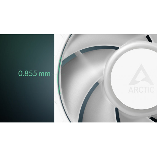 Arctic P12 Pro A-RGB (White)  - 3 Pack - PWM 120mm Case Fan Value Pack - max 3000 RPM - PWM regulate
