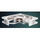 Arctic P12 Pro A-RGB (White)  - 3 Pack - PWM 120mm Case Fan Value Pack - max 3000 RPM - PWM regulate