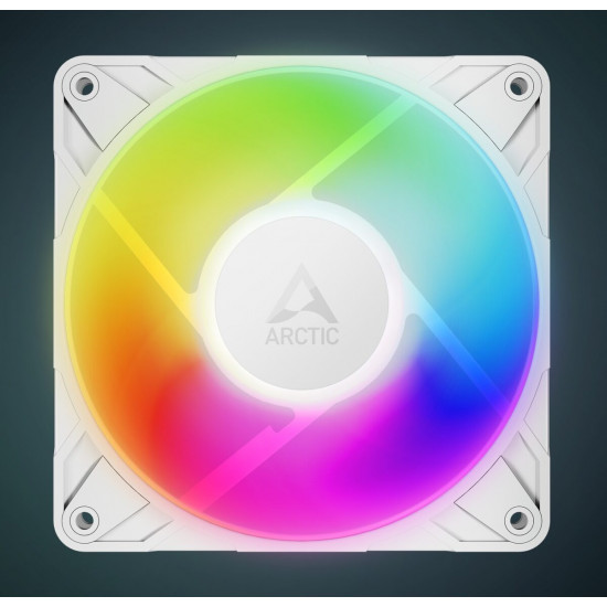Arctic P12 Pro A-RGB (White)  - 3 Pack - PWM 120mm Case Fan Value Pack - max 3000 RPM - PWM regulate