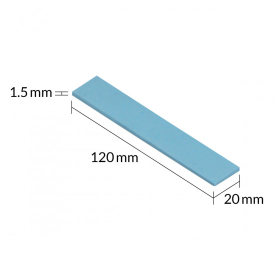 ARCTIC TP-3 120x20mm, 1.5mm - 4 Pack Premium Performance Thermal Pad