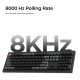 Keychron V6 Ultra (V6U-D1) QMK/VIA 8K Wireless Custom Mechanical Keyboard Red Switch RGB 100% US