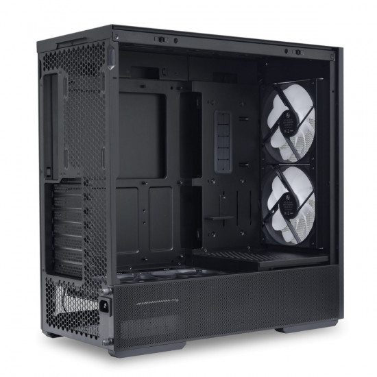 Lian Li LANCOOL 207 Black - ATX PC Case (4 FANS) 2 x front 140 ARGB PWM & 2  bottom 120 PWM reverse