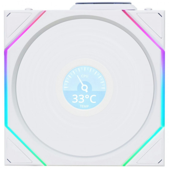 Lian Li UNI FAN TL-LCD Wireless 120 White (3pcs & controller) Case Fan