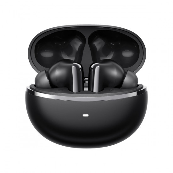 QCY Crossky C10 Black Open Ear TPU Earclip, IPX5 Call Noise Reduction BT 5.4 Earbuds 30h