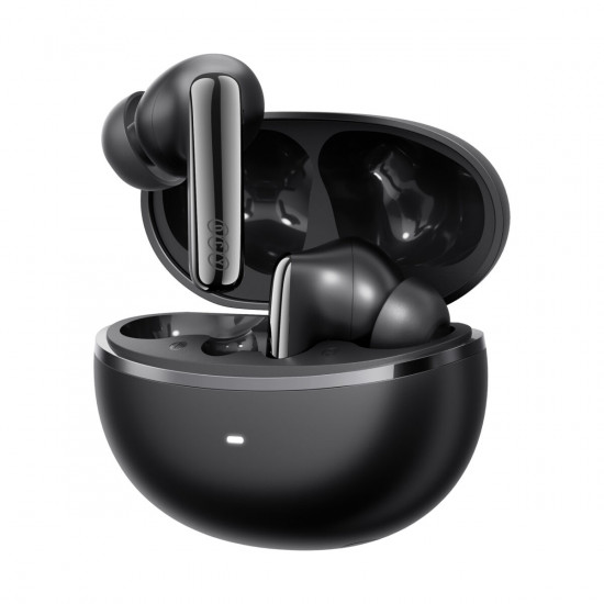 QCY Crossky C10 Black Open Ear TPU Earclip, IPX5 Call Noise Reduction BT 5.4 Earbuds 30h