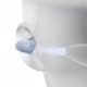 QCY Crossky C10 Blue Open Ear TPU Earclip, IPX5 Call Noise Reduction BT 5.4 Earbuds 30h