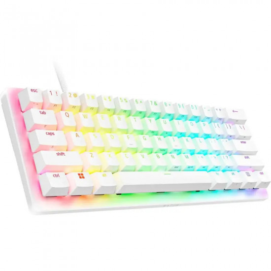 Razer HUNTSMAN V3 PRO MINI WHITE ANALOG -  60% Optical Gaming Keyboard - Rapid Trigger - US Layout