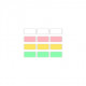 Kodak Label ERA M50 Sticker Label 12 Rolls Set (White 9Rolls, Pink/Green/Yellow 1 Roll Each)