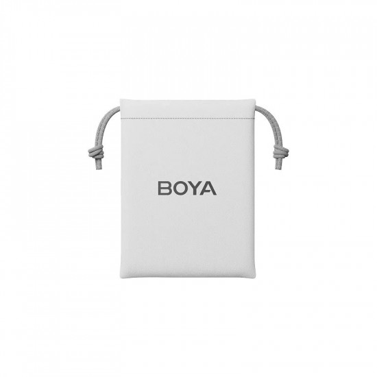 BOYA mini 2 Lightning & Type-C -Space Grey, 2,4GHz 2mic Wireless AI-ANC Mic w. Charging Box