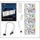Lian Li UNIFAN SL Wireless 120 -3PCS White (Triple pack include Controller) - Case Fan