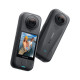 Insta360 X4 Air Starter Bundle - Lightweight 8K 360 AI ActionCam Selfie stick, 2x battery, lens cap