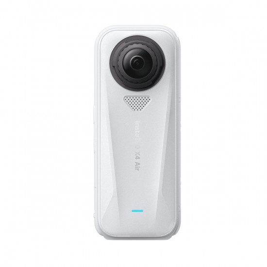 Insta360 X4 Air Starter Bundle White - Lightweight 8K 360 AI Act Cam Selfie stick,2xbattery,lens cap