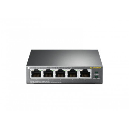 Tp-Link 5-Port 10/100Mbps Desktop Switch with 4-Port PoE+ (TL-SF1005P) TL-SF1005P