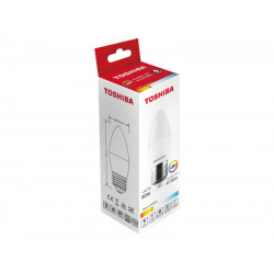TOSHIBA LED C37 E27 4.7W 3000K DELS-CD344P727AE21