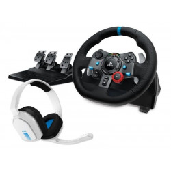 GAM.WHEEL LOGITECH G29 PS4/5+A10 HDST WH 991-000486